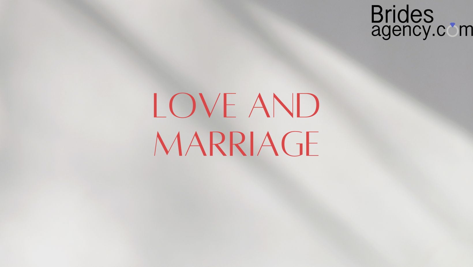 Love And Marriage How Are These Related?
