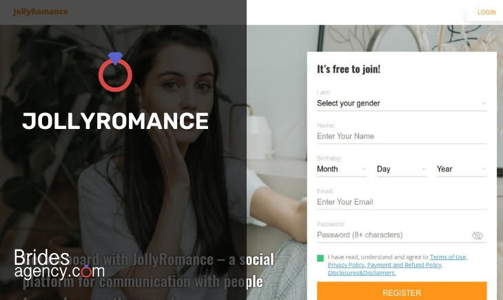 JollyRomance Home Page