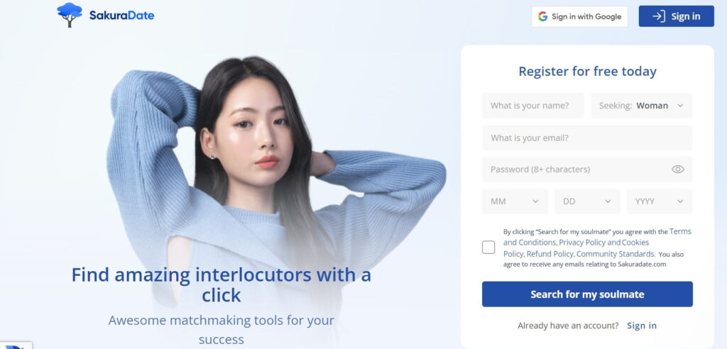 sakuradate dating site